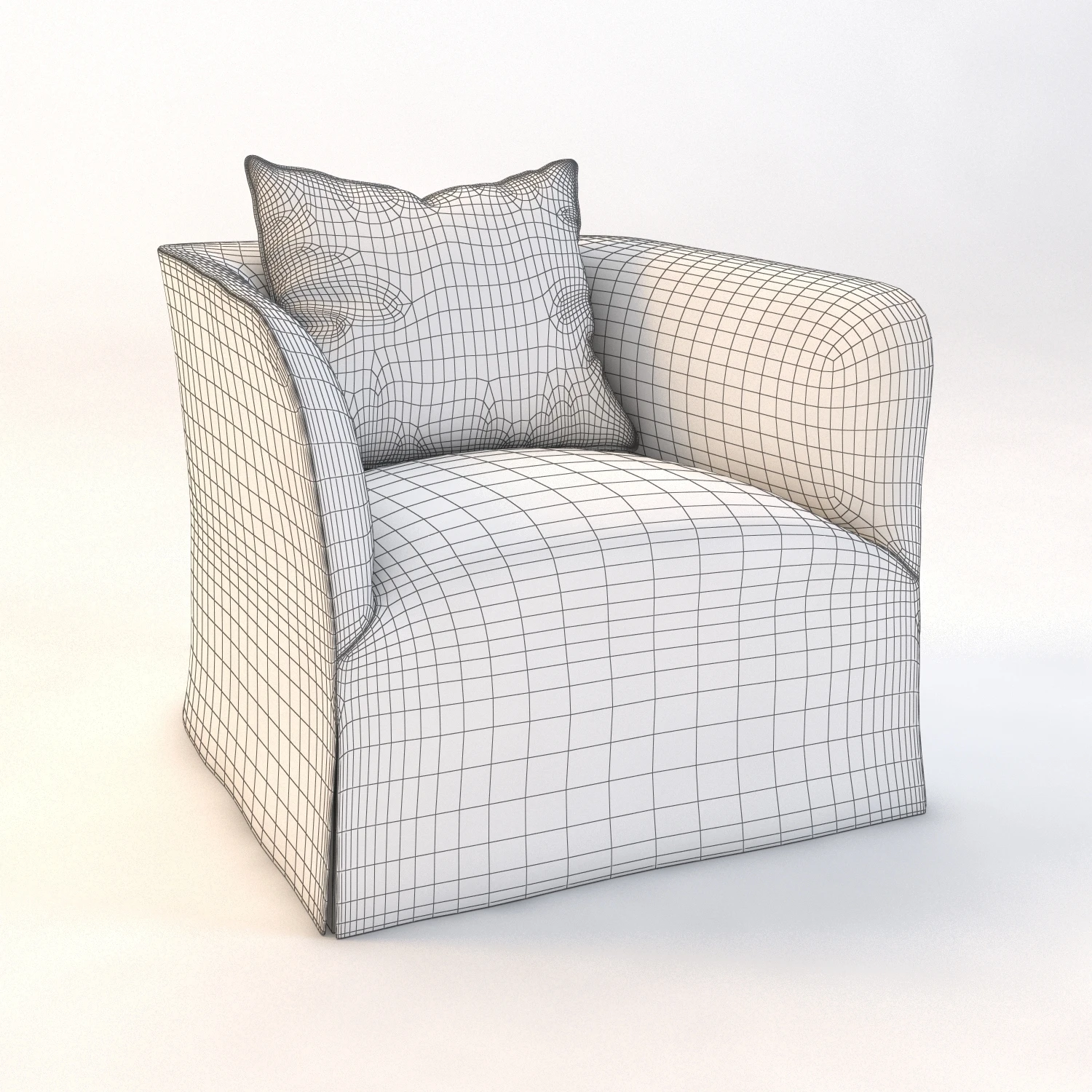 Castellammare Lounge Chair 3D Model_09